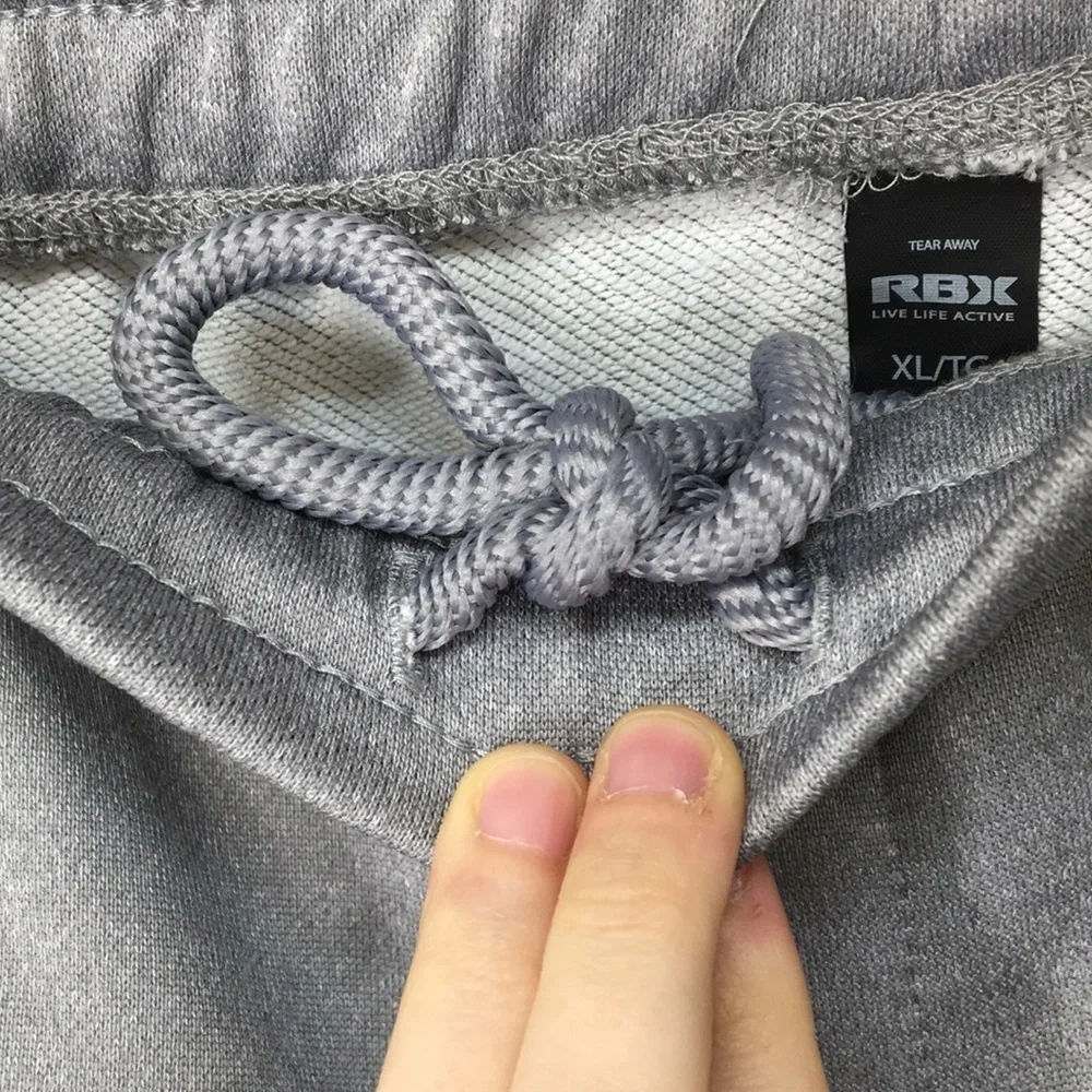 RBX Men’s Gray Poly French Terry Jogger Size XL NEW with Tags